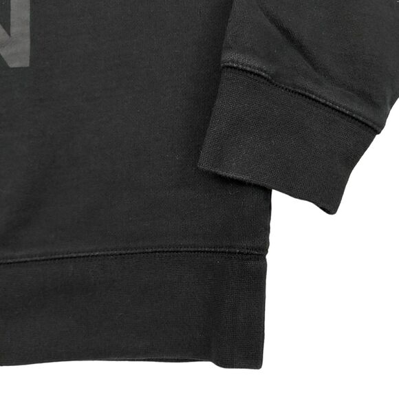 Everlane Sweatshirt Womens Medium Black 100% Human Pullover Crew Neck Cotton - Picture 4 of 12